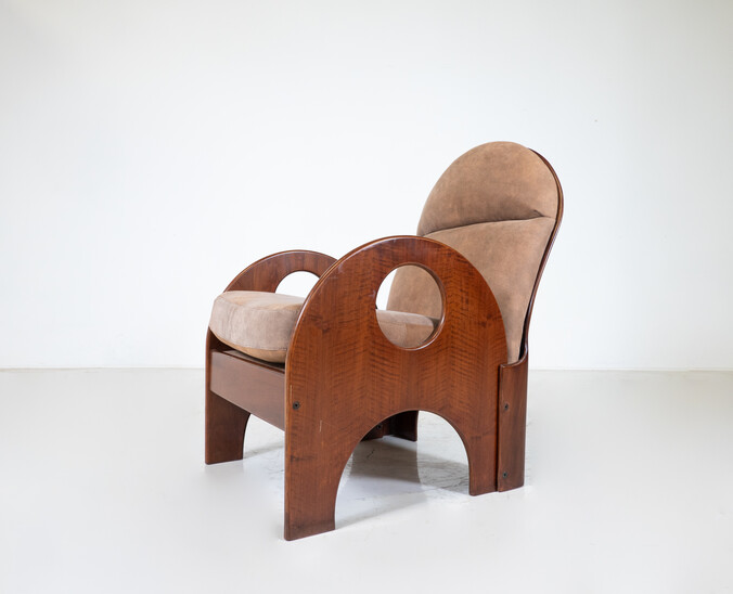 Mid-Century Arcata Armchair by Gae Aulenti for Poltronova, 1960s