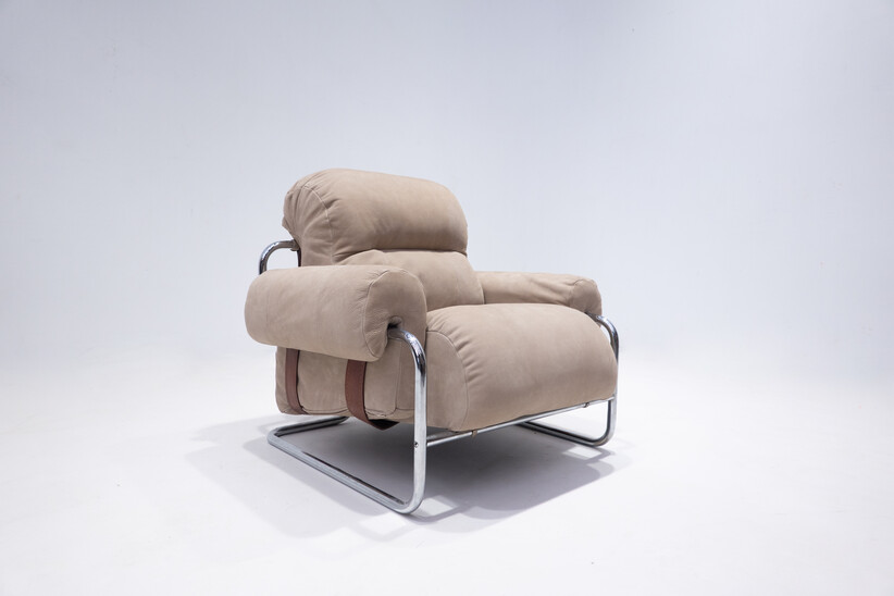 Mid-Century Armchair “Tucroma” by Guido Faleschini - Italy 1970s