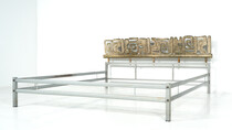 Mid-Century Brass Bed by Luciano Frigerio, 1970s
