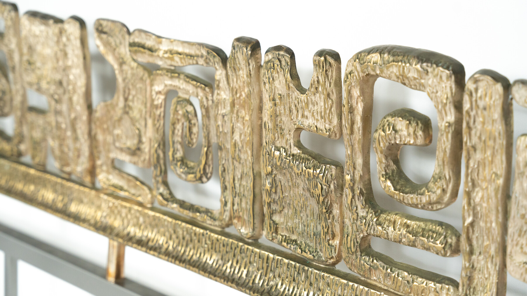 Mid-Century Brass Bed by Luciano Frigerio, 1970s