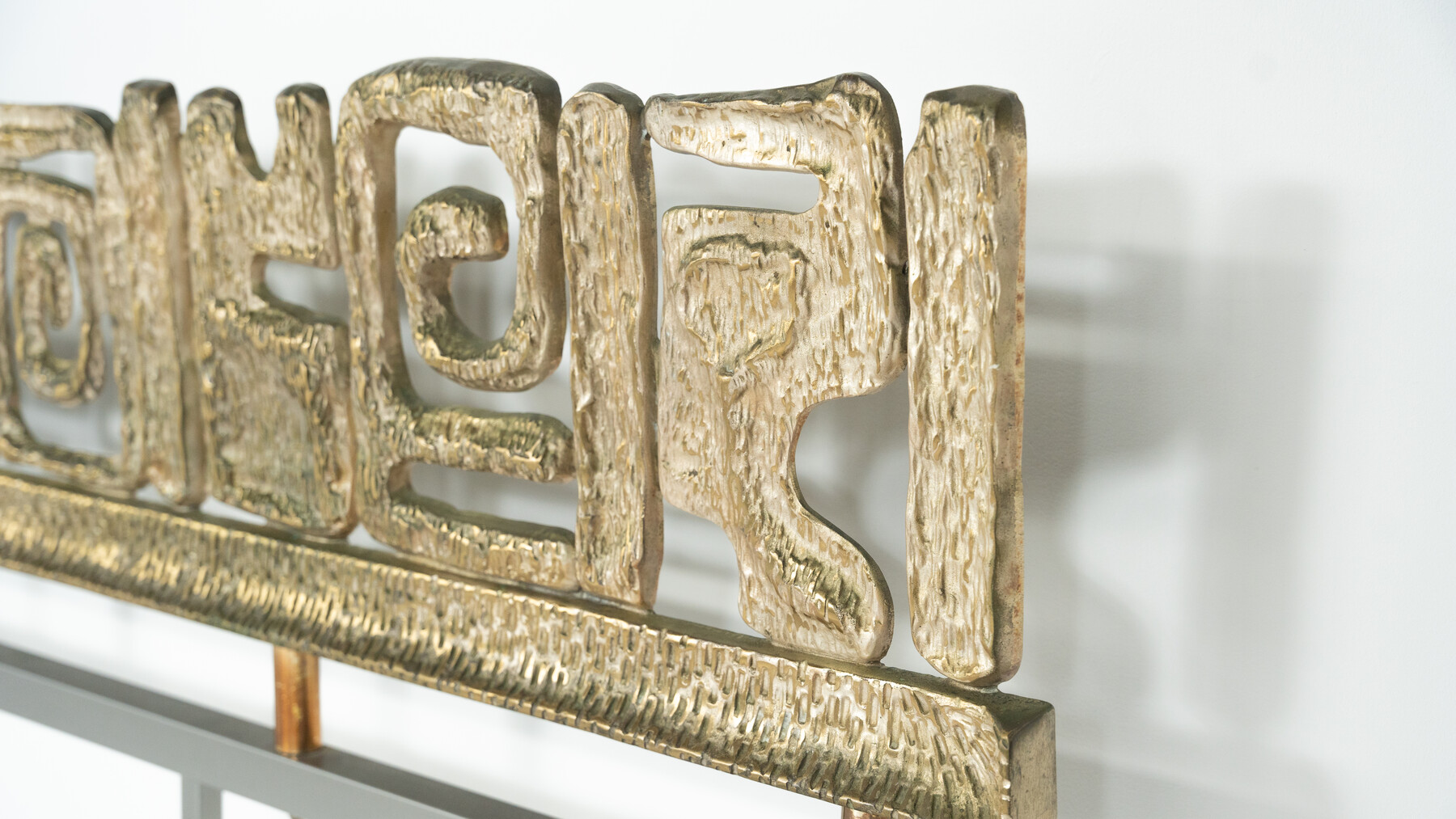 Mid-Century Brass Bed by Luciano Frigerio, 1970s