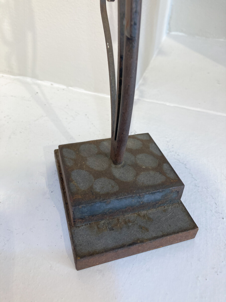 Mid-Century Bronze Flower Sculpture signed Michel Zadounaïsky, France, 1989