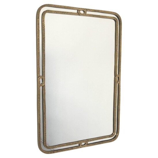 Mid-Century Bronze Mirror by Angelo Brotto, signed, 1950s