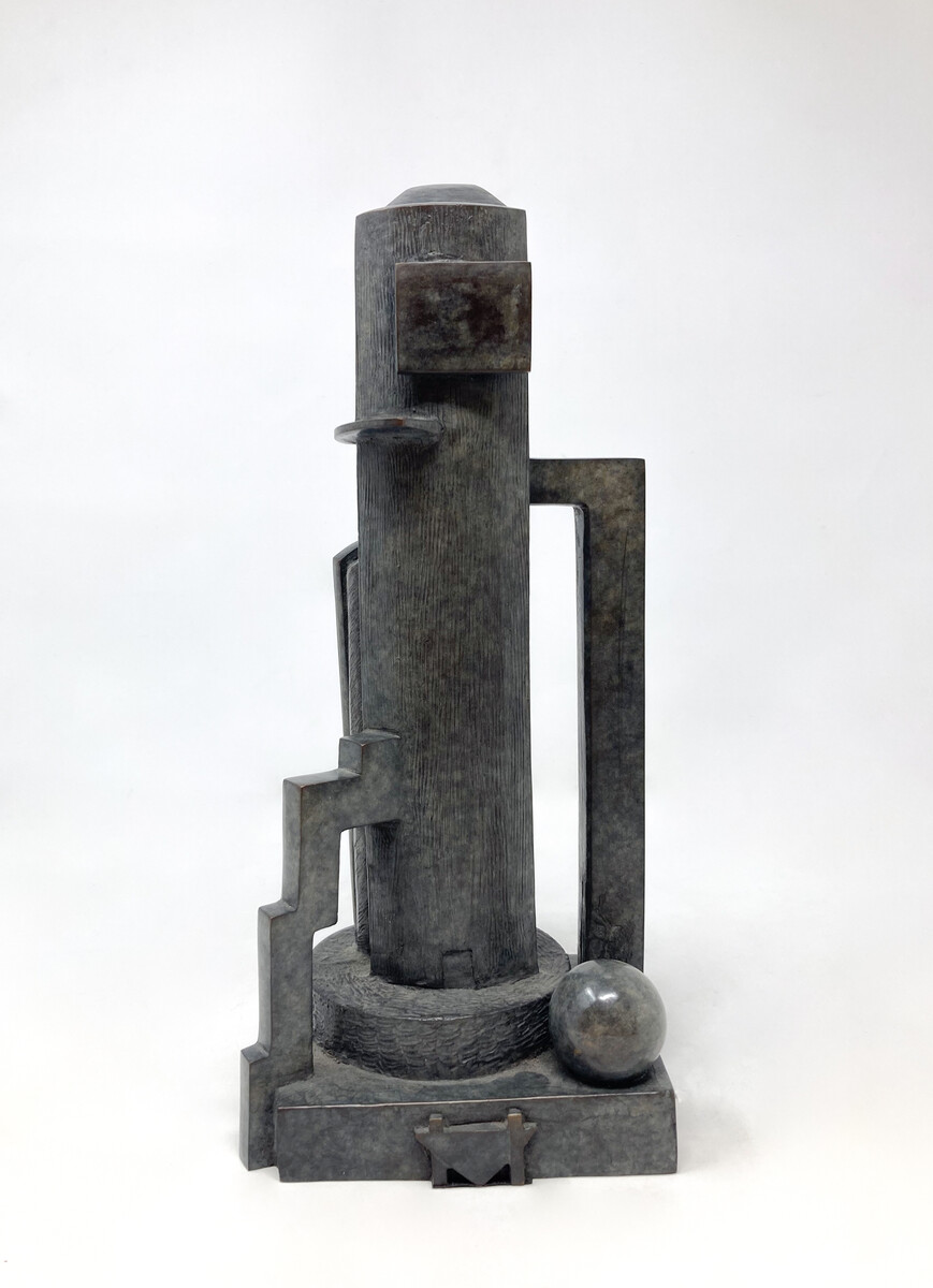 Mid-Century Bronze Modernist Sculpture, 1950s