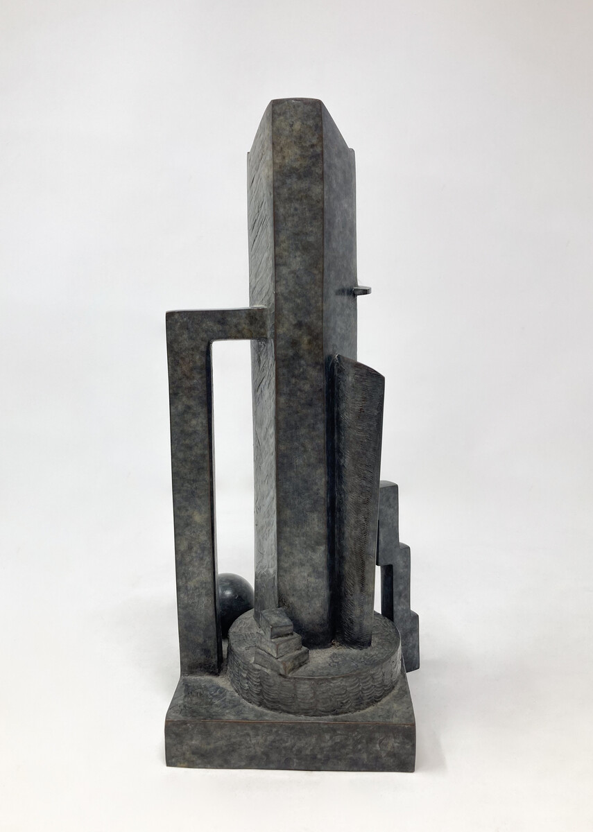 Mid-Century Bronze Modernist Sculpture, 1950s