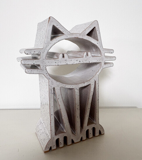 Mid-Century Cat Ceramic by Gianni Polerti, Italy, 1960s - 2 Available