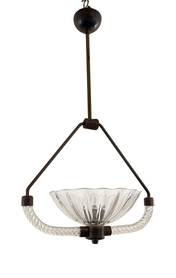 Mid-Century Ceiling Light by Ercole Barovier, 1930s