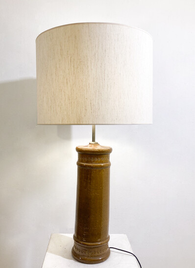 Mid-Century Ceramic Table Lamp by Bitossi - Italy 1960s