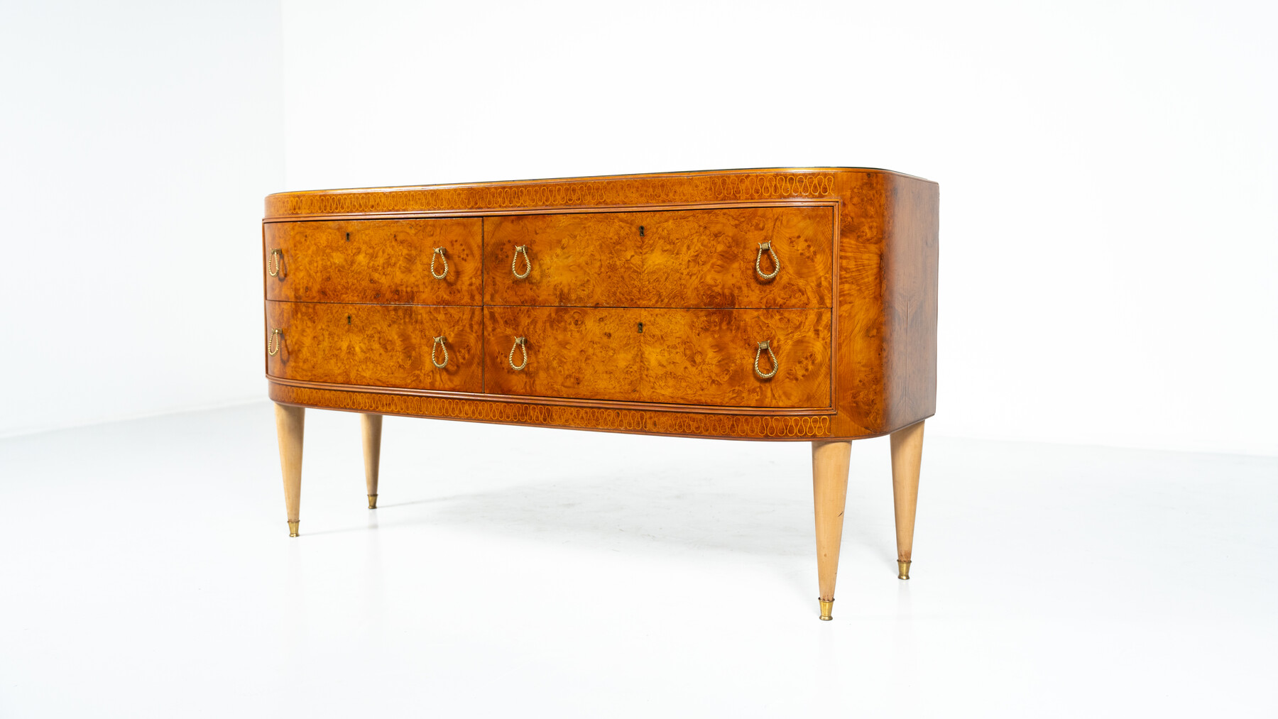Mid-Century Chest of Drawers attributed to Paolo Buffa, Italy, 1950s