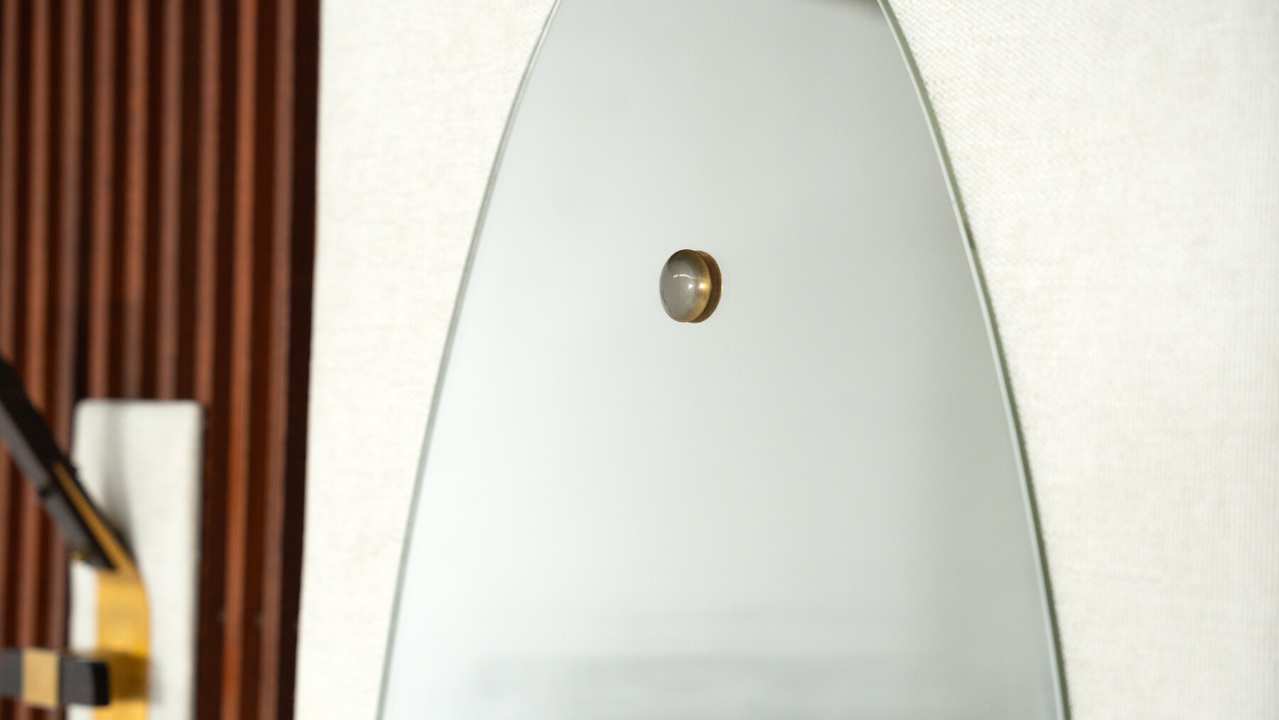 Mid-Century Coat Rack with Integrated Mirror, Italy, 1970s
