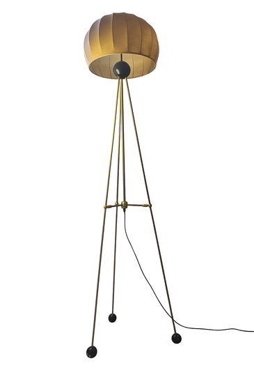 Mid-Century Cocoon Floor Lamp, Italy, 1970s