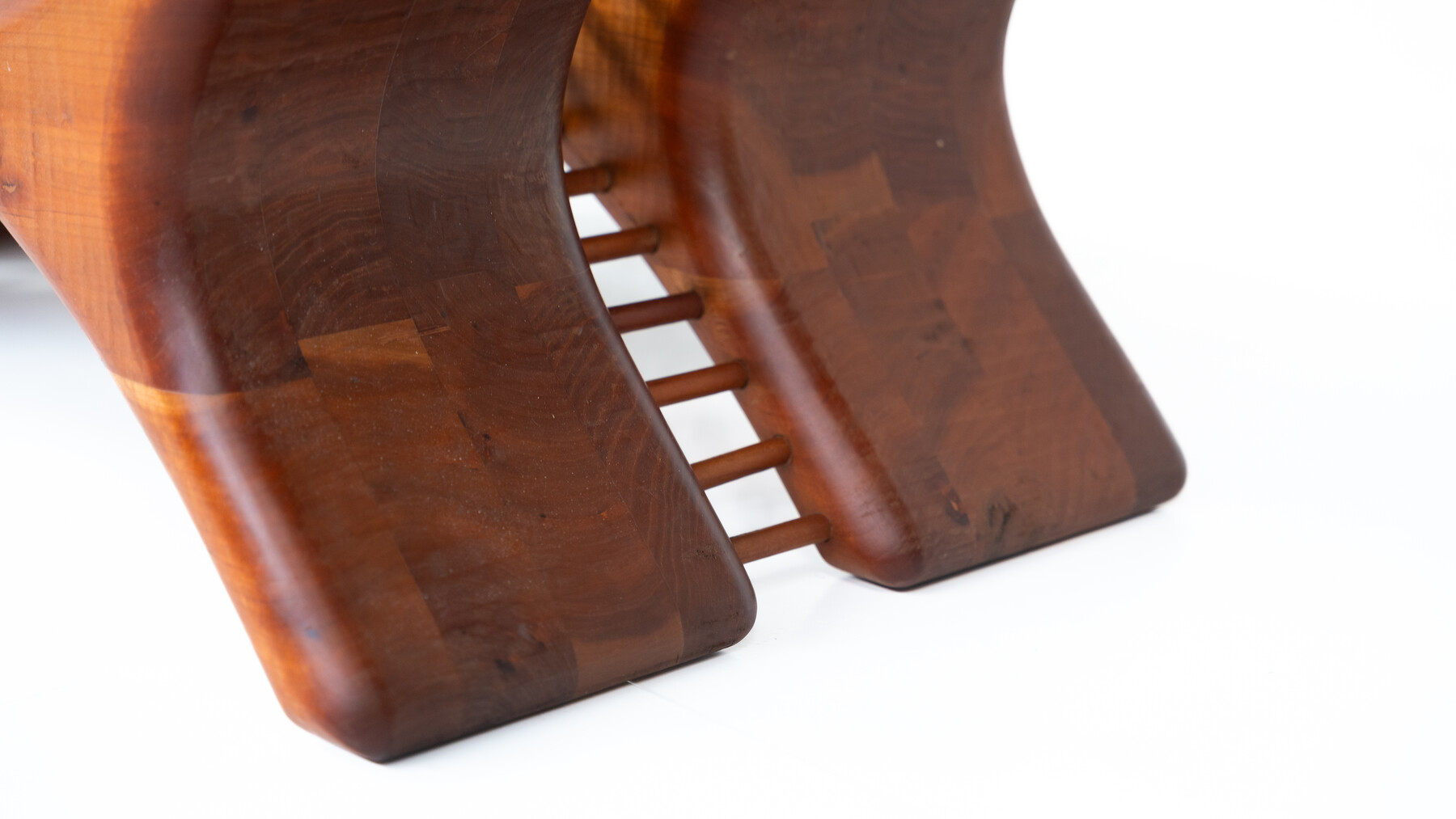 Mid-Century Coffee Table, Wood and Glass, Italy, 1960s
