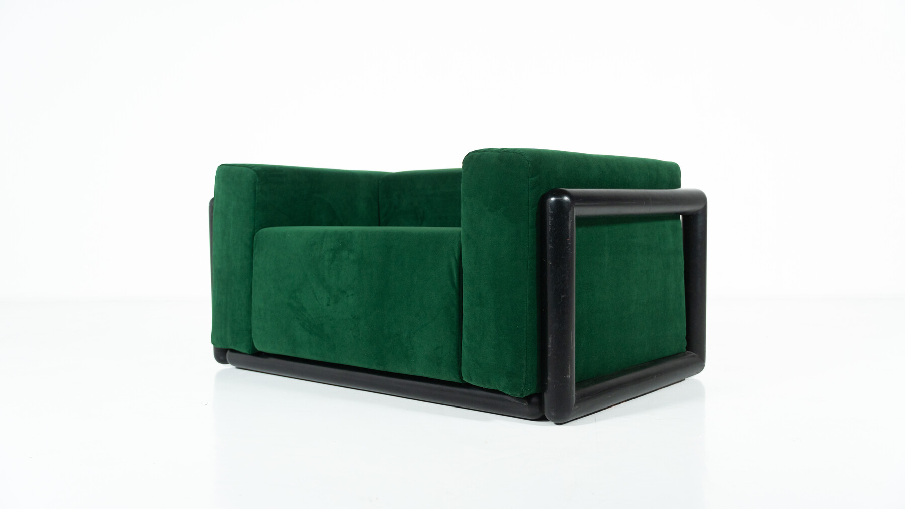 Mid-Century Cornaro Armchair by Carlo Scarpa for S.Gavina, Italy, 1970s - New Upholstery