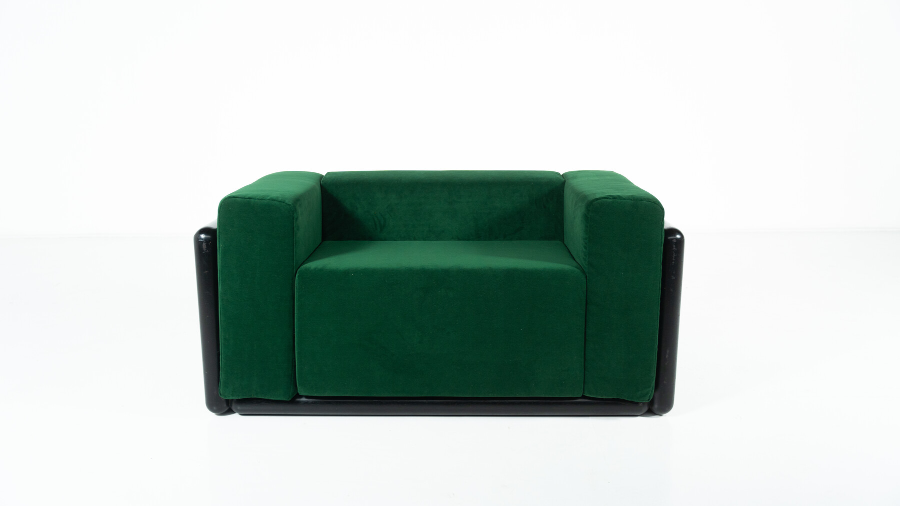 Mid-Century Cornaro Armchair by Carlo Scarpa for S.Gavina, Italy, 1970s - New Upholstery