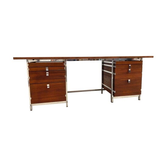 Mid-century Desk by Jules Wabbes for Mobilier universel - Belgium 1960s