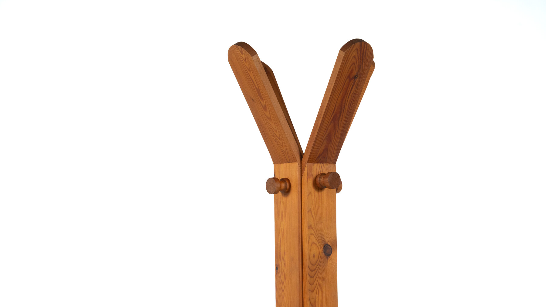 Mid-Century Italian Coat Rack, Wood, Italy, 1970s