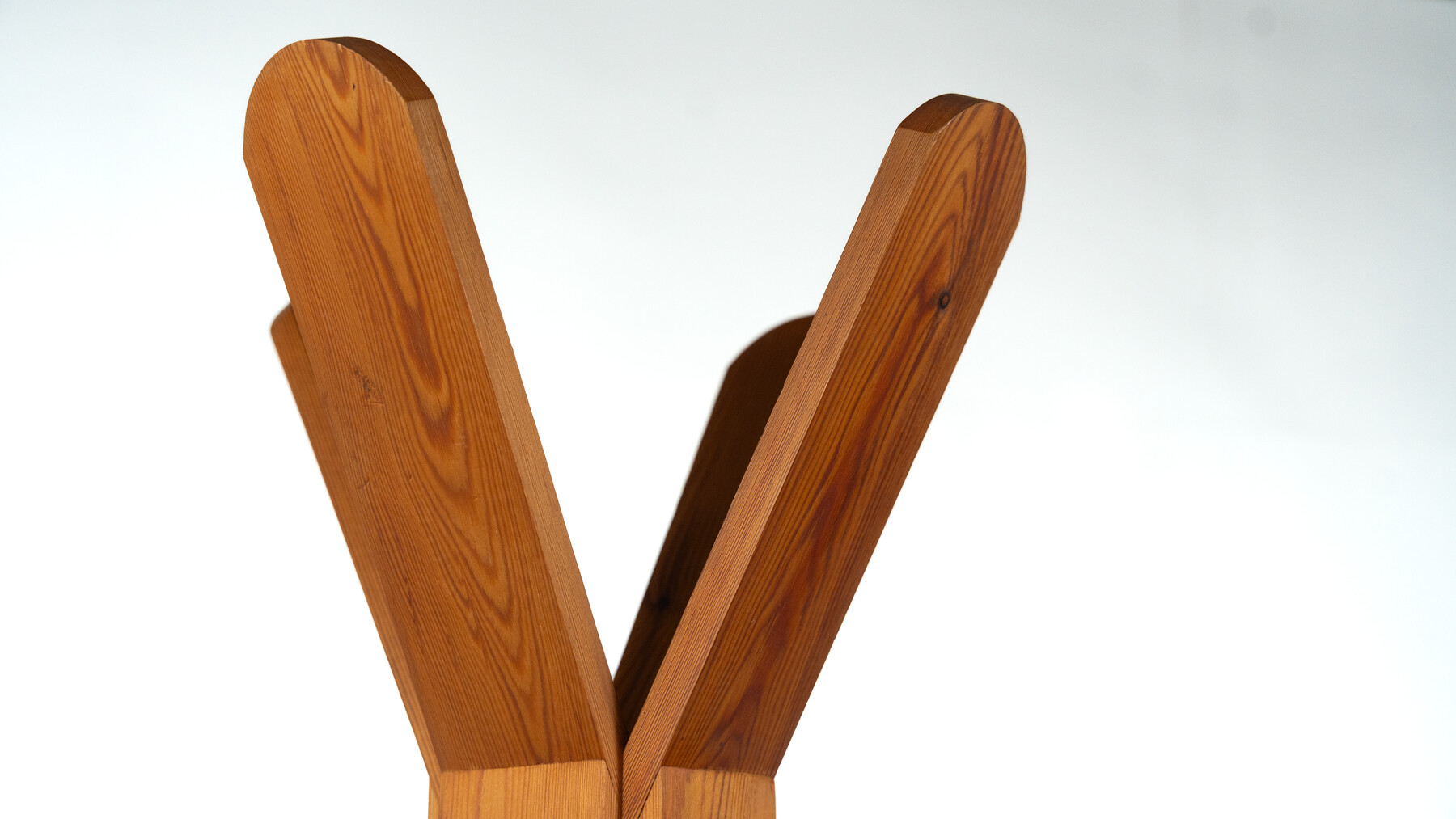 Mid-Century Italian Coat Rack, Wood, Italy, 1970s