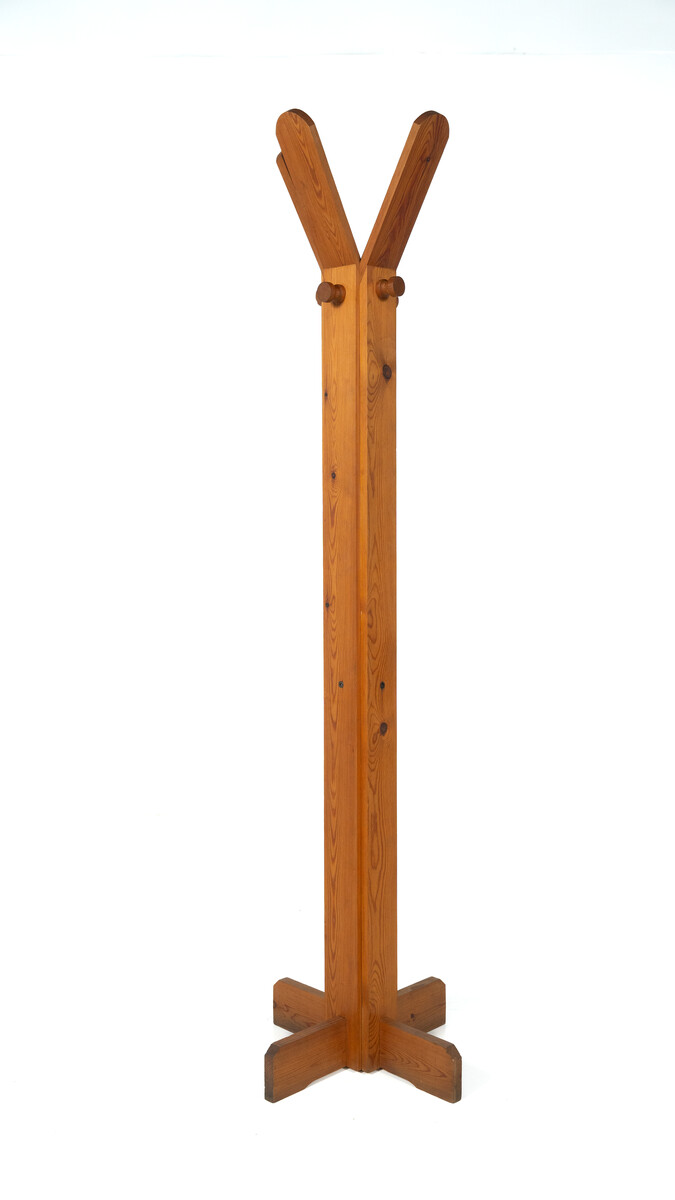 Mid-Century Italian Coat Rack, Wood, Italy, 1970s