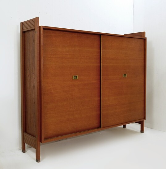 Mid-century italian teak highboard - 1960s