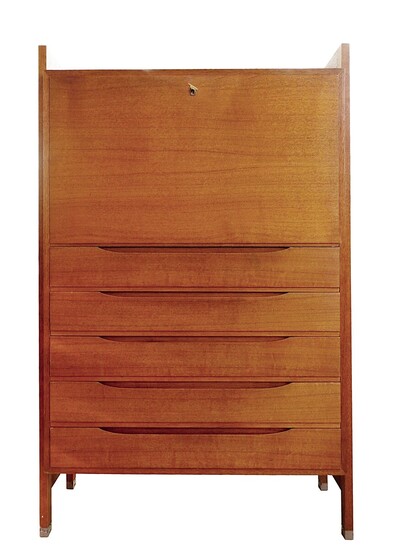 Mid-century italian teak highboard - 1960s