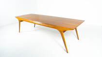Mid-Century Large Dining Table by Carlo de Carli, Walnut, 1950s