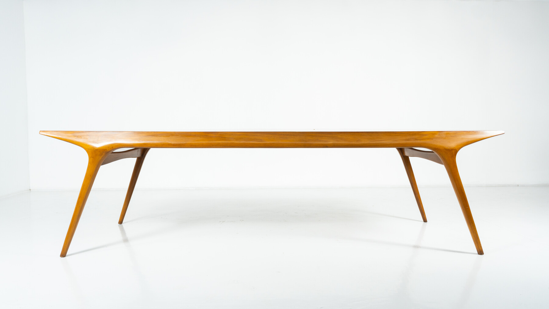 Mid-Century Large Dining Table by Carlo de Carli, Walnut, 1950s