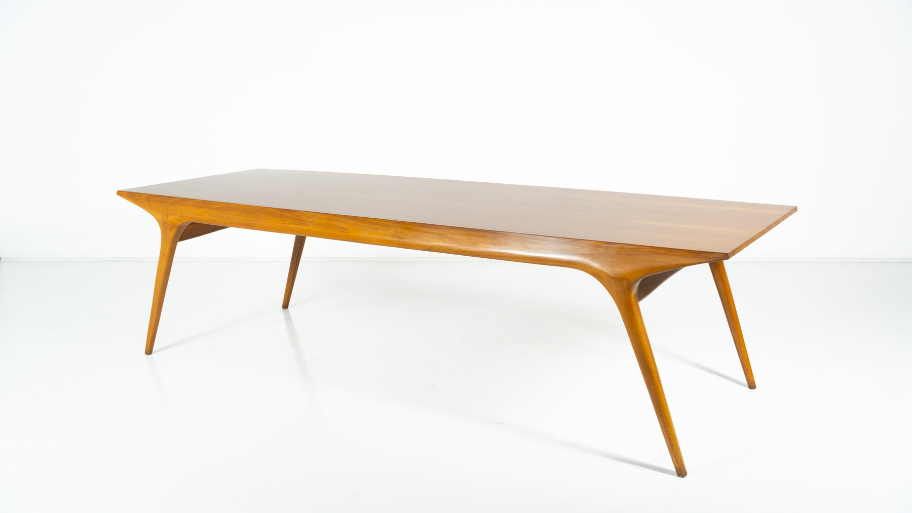 Mid-Century Large Dining Table by Carlo de Carli, Walnut, 1950s