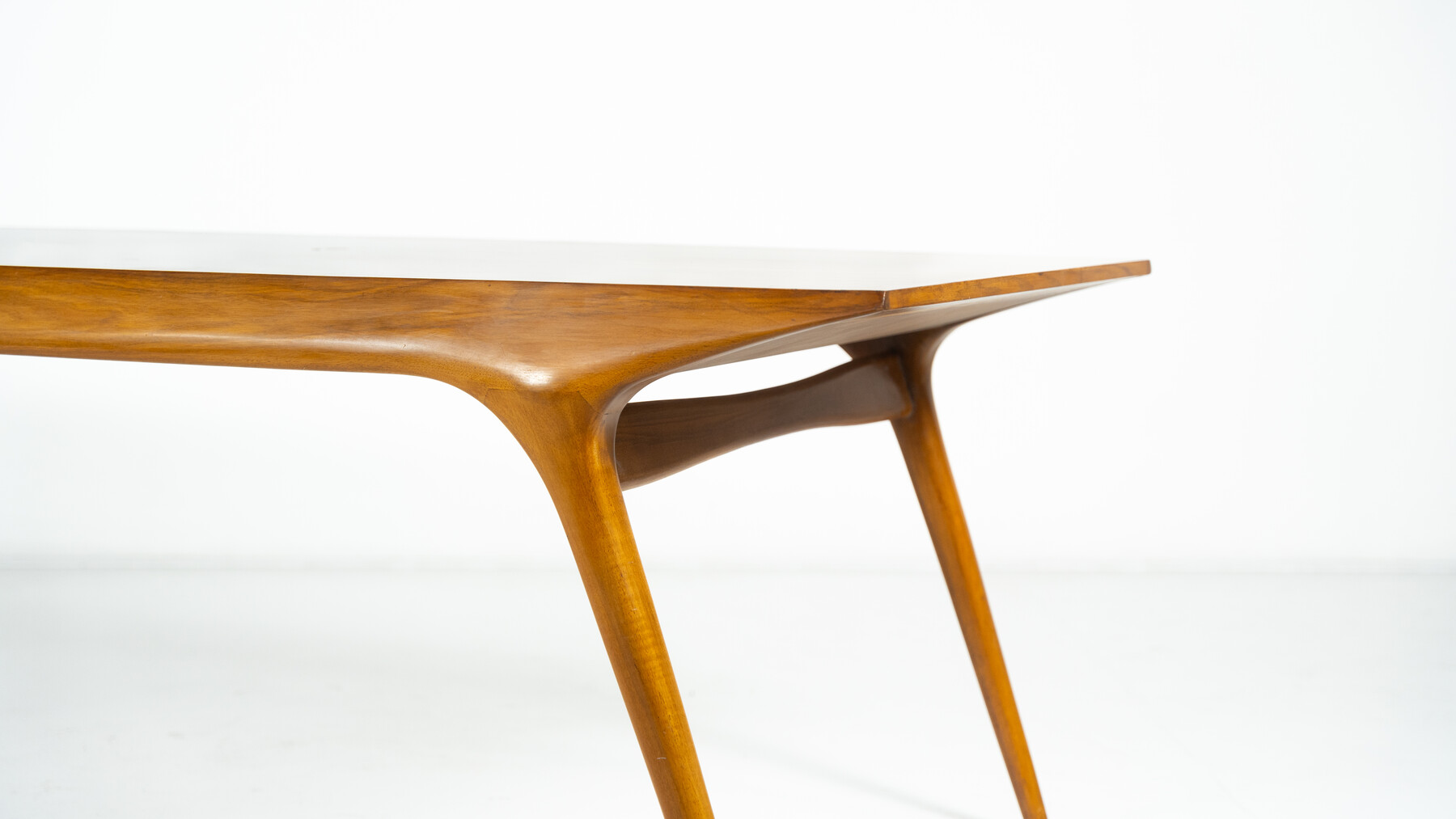 Mid-Century Large Dining Table by Carlo de Carli, Walnut, 1950s