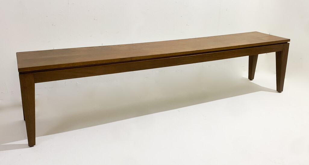 Mid-Century Large Wooden Bench by Emiel Veranneman - Belgium 1958