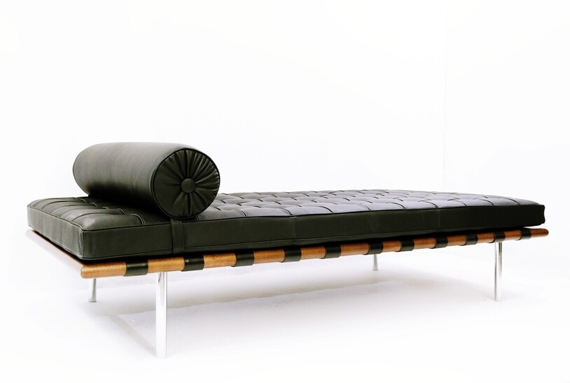 Mid-century leather daybed model 
