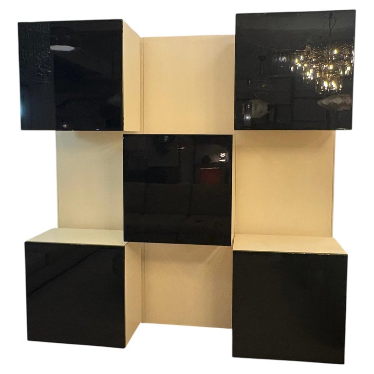 Mid-Century Lighting Wall Unit by Roberto Monsani for Acerbis, 1970s