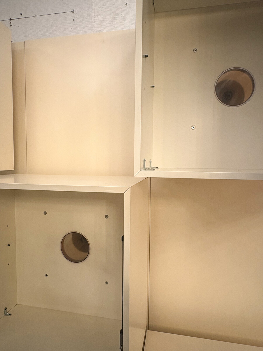 Mid-Century Lighting Wall Unit by Roberto Monsani for Acerbis, 1970s