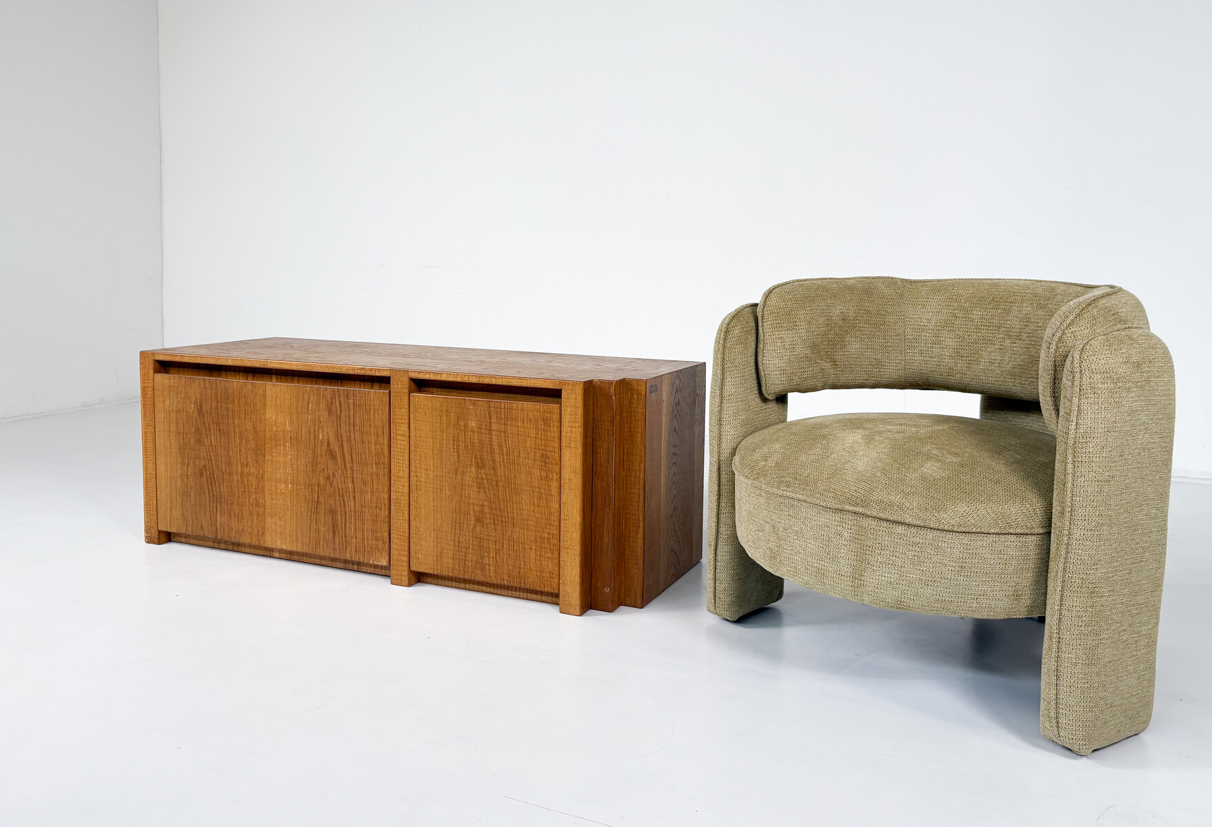 Mid-Century Low Sideboard by Officina Rivadossi, 1970s