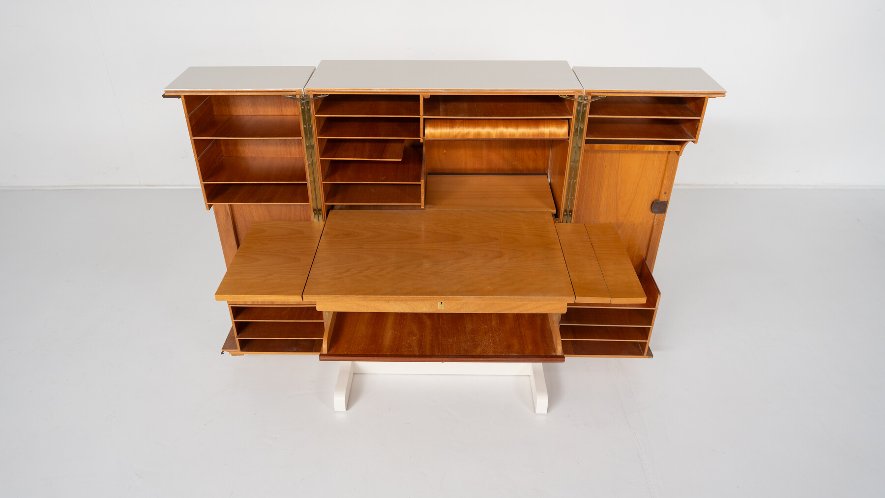 Mid-Century Magic Box Desk by Mummenthaler & Meier, Switzerland, 1955