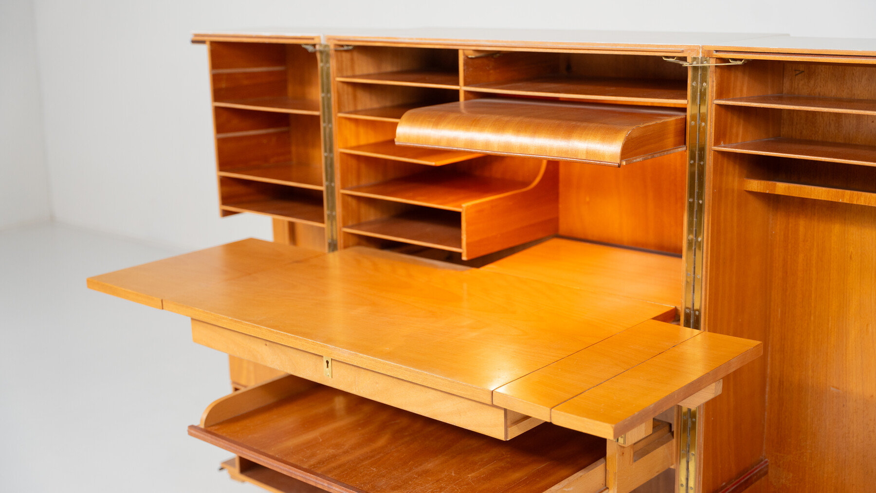 Mid-Century Magic Box Desk by Mummenthaler & Meier, Switzerland, 1955