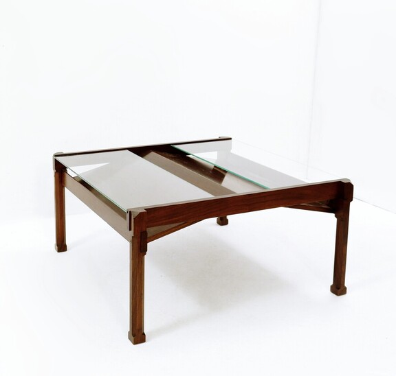 Mid Century Modern 1221 Dione Coffee Table with Magazine Rack by Ico Parisi for Stildomus