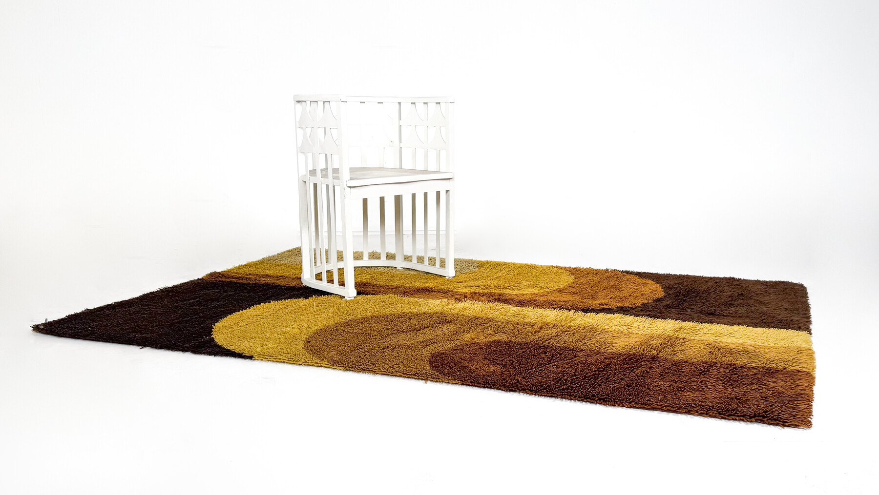 Mid-Century Modern Abstract Rug, 1970s