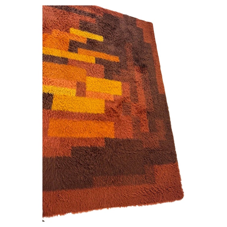 Mid-Century Modern Abstract Rug 