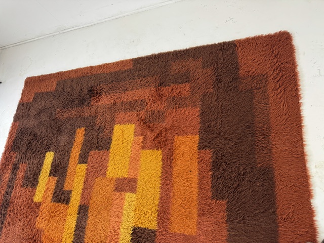 Mid-Century Modern Abstract Rug 