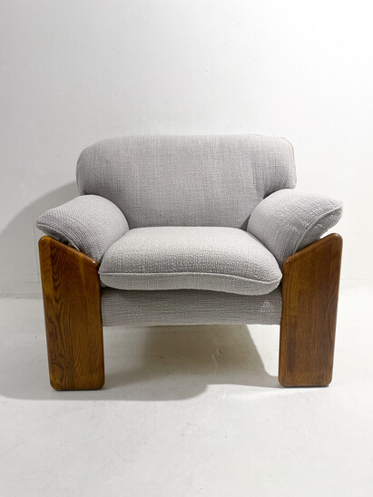 Mid-Century Modern Armchair by Sapporo For Mobil Girgi - Italy 1970s