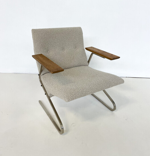 Mid-Century Modern Armchair ‘Cantilever’ by George van Rijck for Beaufort - Belgium 1960s