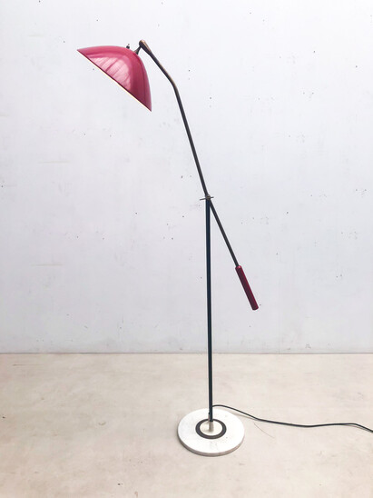 Mid-Century Modern Articulated Floor Lamp by Stilnovo, Italy, 1950s