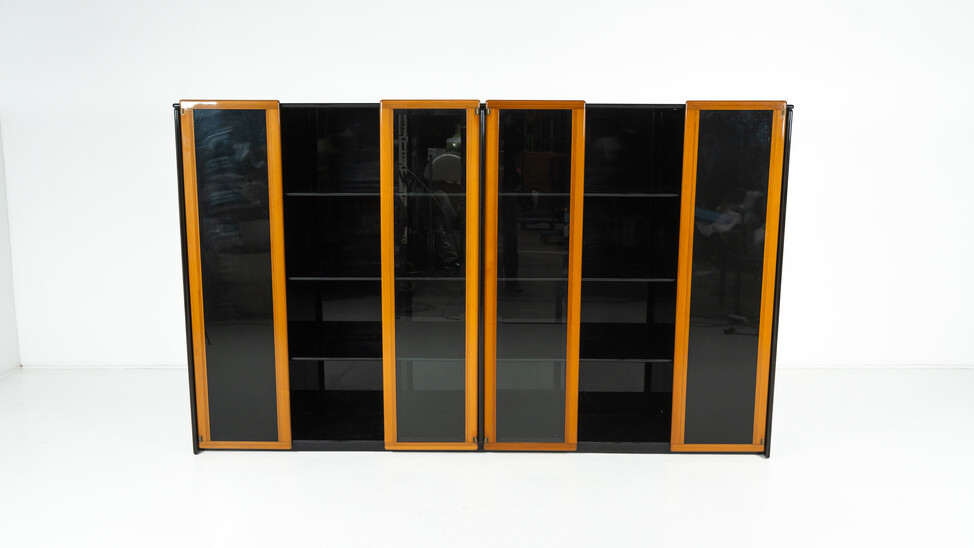 Mid-Century Modern Artona Bookcase/Vitrine by Afra and Tobia Scarpa, Maxalto,1960s