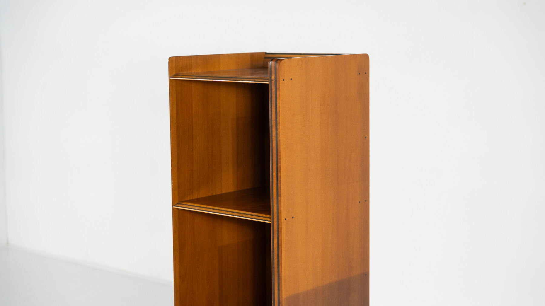 Mid-Century Modern Artona shelf by Afra & Tobia Scarpa for Maxalto, Wood and Leather, 1970s - Sold per Piece