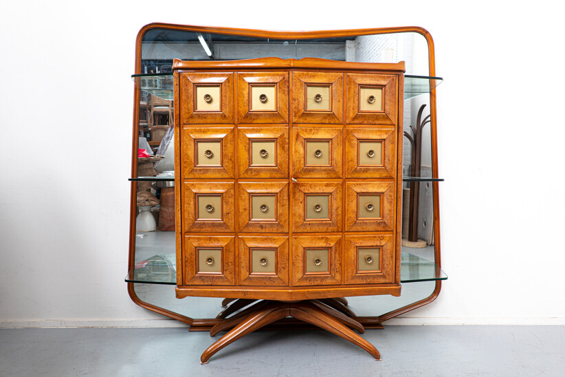 Mid-Century Modern Bar by Guglielmo Ulrich by Arredamenti Casa, 1950s