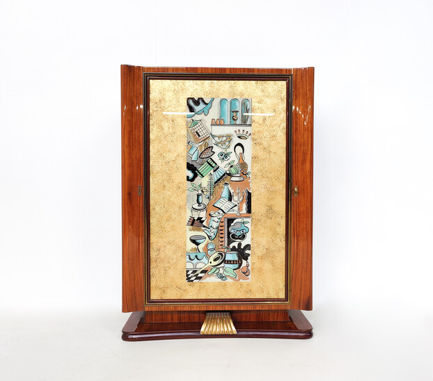 Mid-Century Modern Bar Cabinet by Paolo Buffa, 1950s