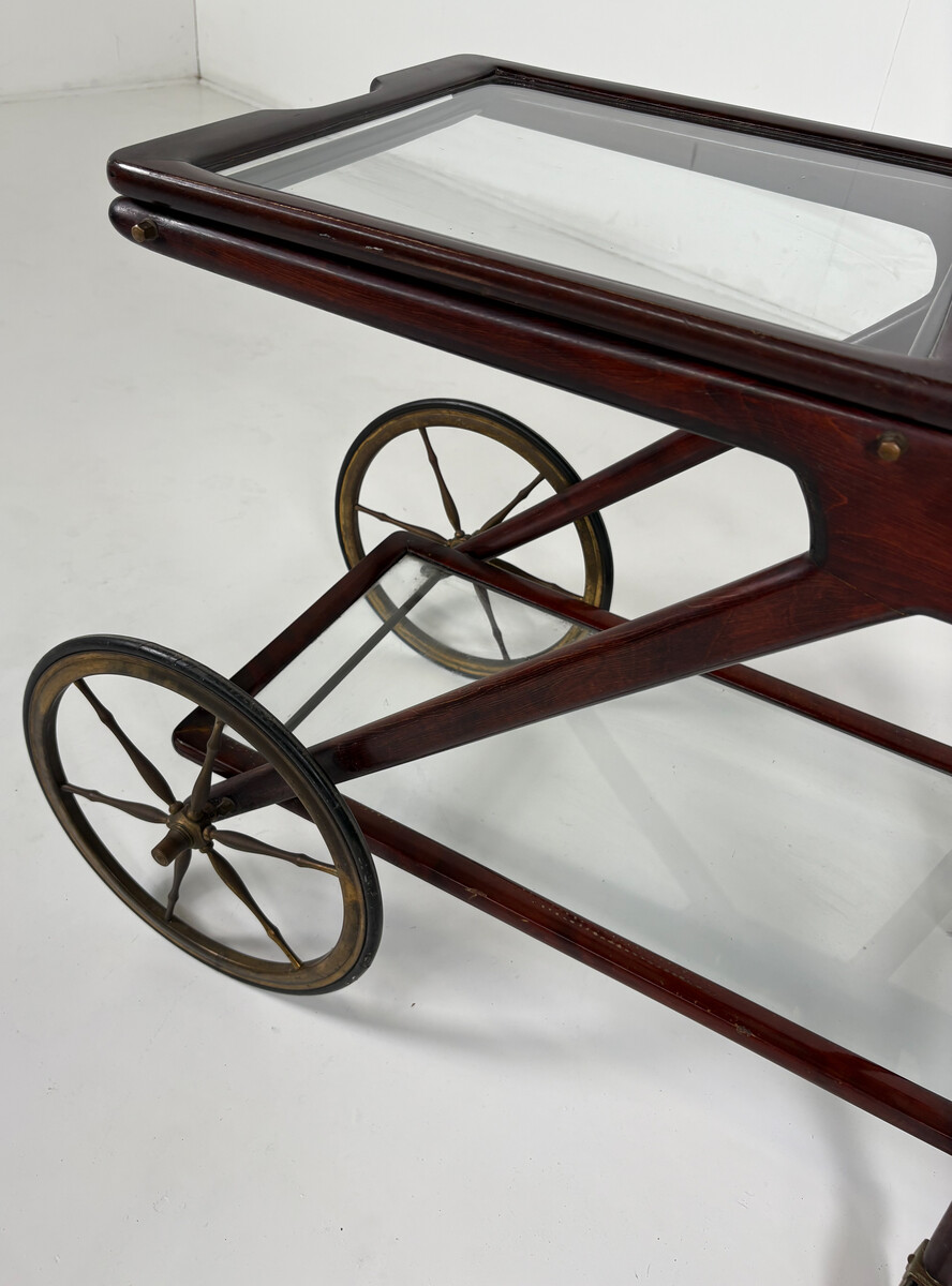 Mid-Century Modern Bar Cart, Italy 1950s