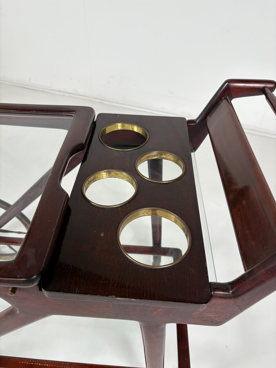 Mid-Century Modern Bar Cart, Italy 1950s