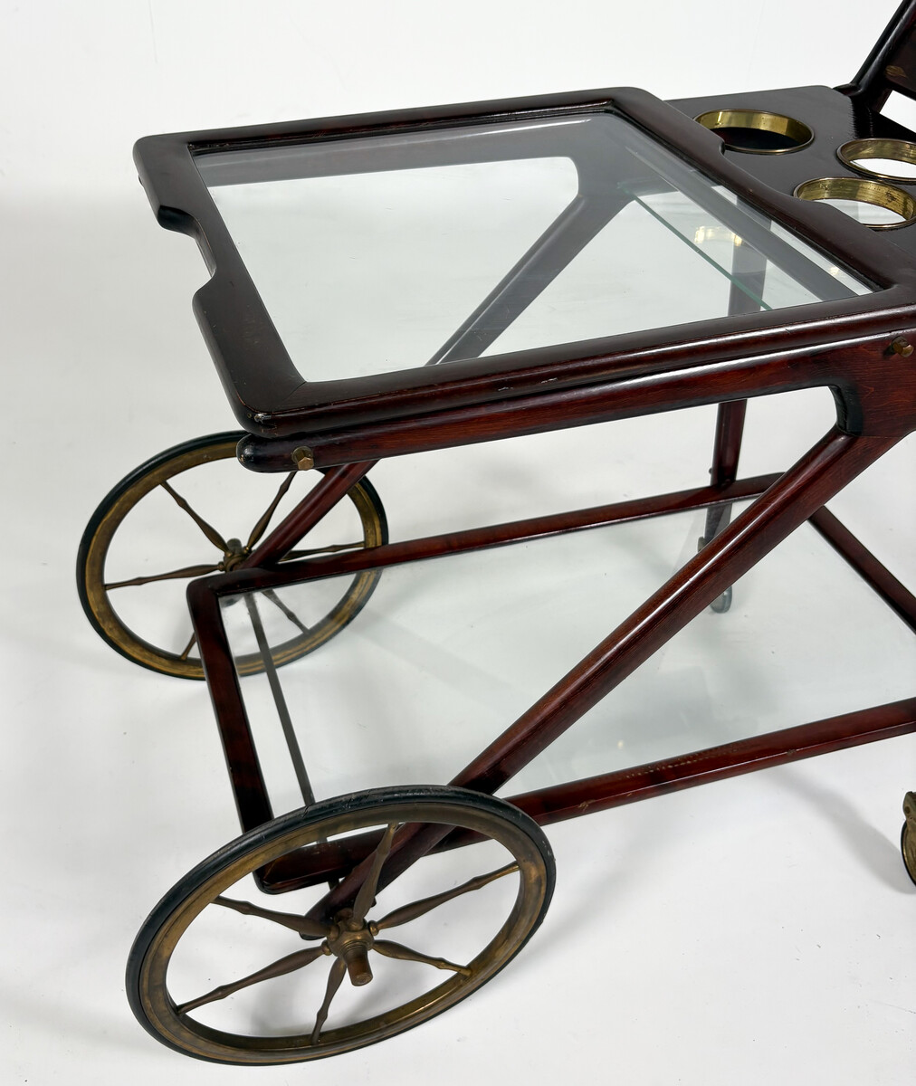 Mid-Century Modern Bar Cart, Italy 1950s