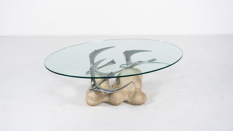 Mid-Century Modern Bird Coffee Table, Italy,1970s